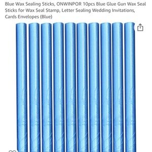 Blue wax sealing sticks